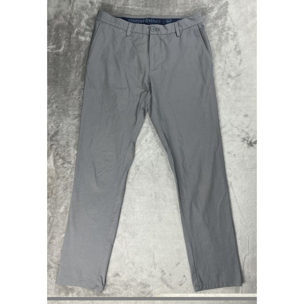 Vineyard Vines On‎ The Go Pant 32x31 (Tag 32x32) Gray Stretch Golf Performance